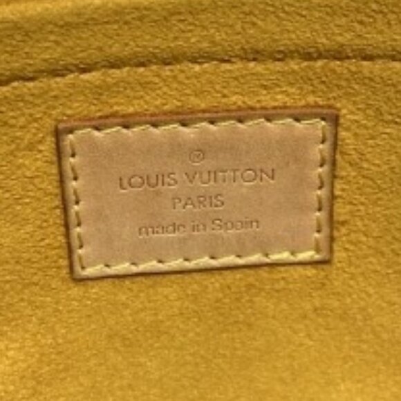 Louis Vuitton Denim Mini Pleaty Vintage Pouch Pochette Bag Monogram LV Purse - Picture 10 of 15